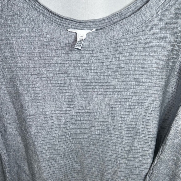 Soma Gray Crew & Scoop Neck Sweater Soft Knit - Picture 2 of 5
